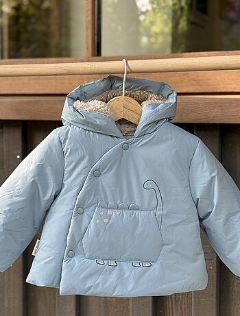 Doudoune bébé imperméable doublée sherpa avec capuche Nino