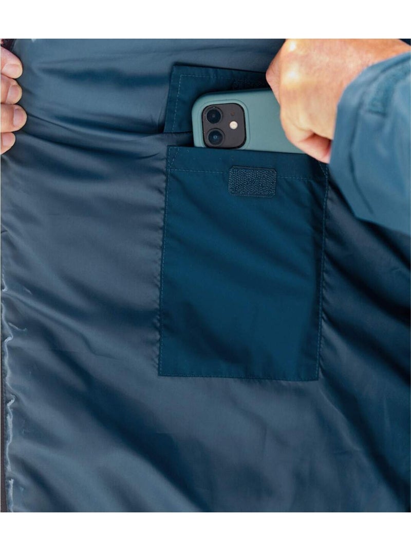 Doudoune Bicolore  - ATLAS FOR MEN Bleu canard - Kiabi