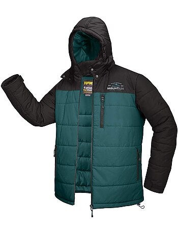 Doudoune Bicolore avec Capuche Amovible Adventure - Atlas For Men