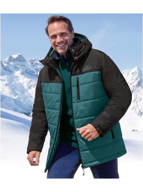 Doudoune Bicolore avec Capuche Amovible Adventure - Atlas For Men - Kiabi Doudoune Bicolore avec Capuche Amovible Adventure - Atlas For Men - Kiabi