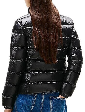 Doudoune Brillant Femme Tommy Jeans slim zip Print