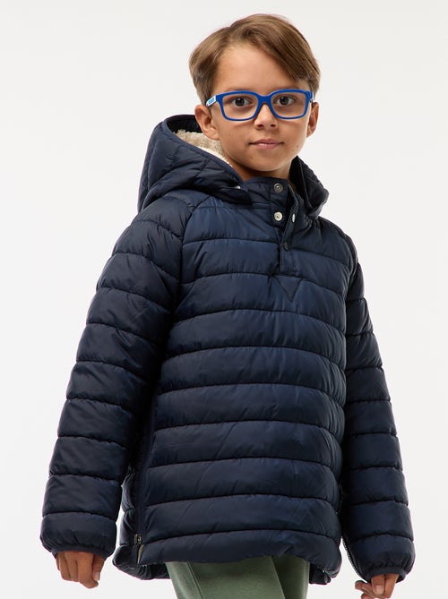 Doudoune chaude à capuche - collection facile à enfiler - Kiabi