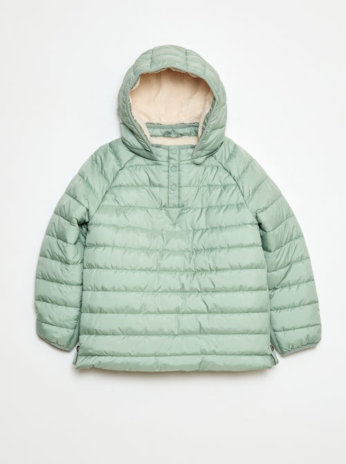 Doudoune chaude à capuche - collection facile à enfiler - Kiabi
