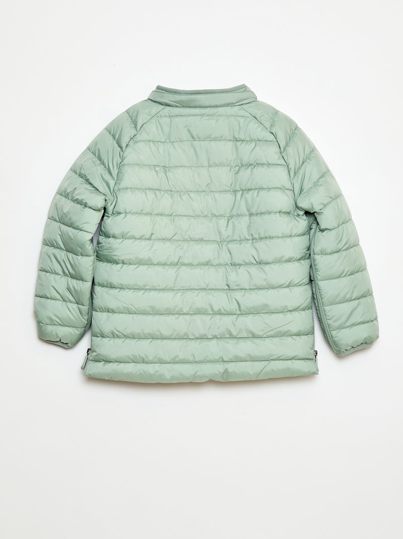 Doudoune chaude à capuche - collection facile à enfiler Vert - Kiabi