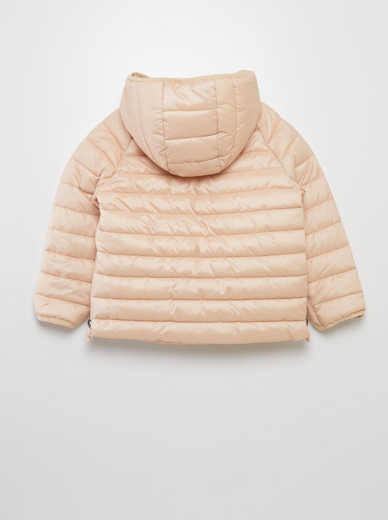 Doudoune chaude à capuche - So Easy Beige - Kiabi