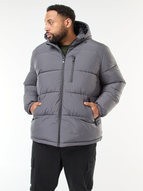 Doudoune chaude matelassée à capuche - Kiabi