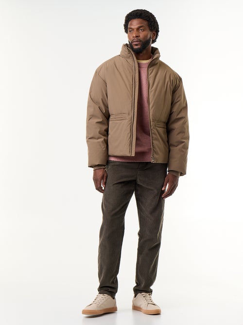 Doudoune col montant emmanchures raglan - Kiabi