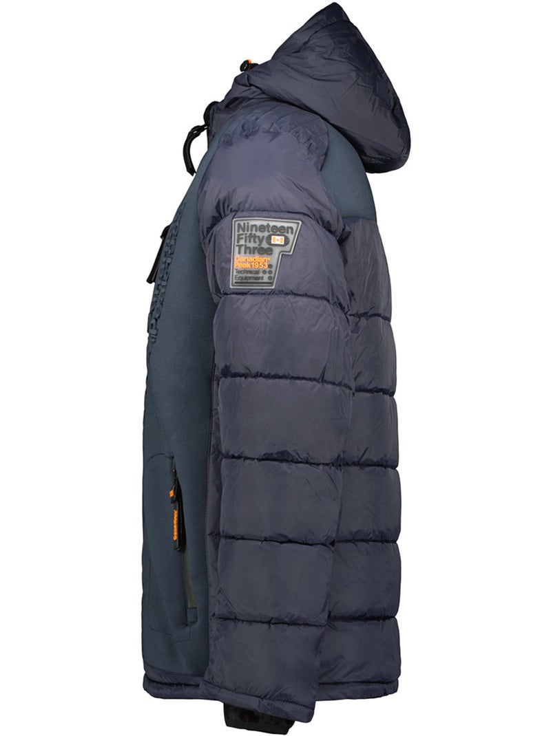 Doudoune coupe-vent à col montant beachweak – canadian peak Bleu marine - Kiabi