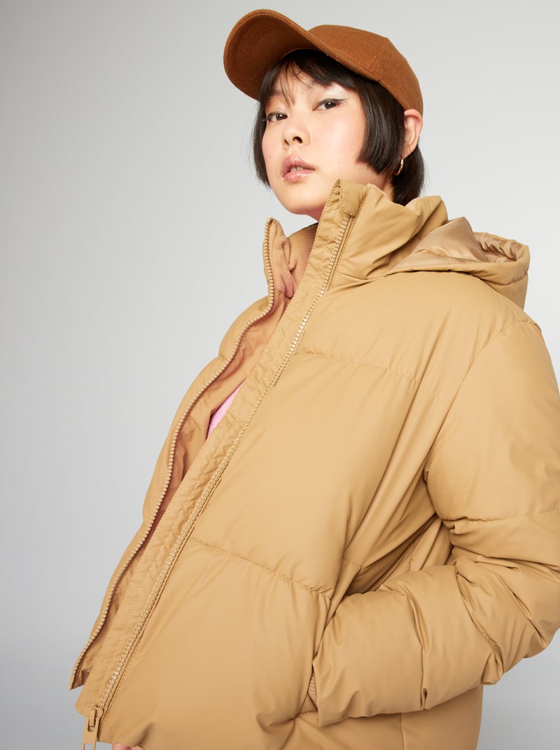 Doudoune Courte Superdry Doudoune Jaune Doudoune Orange Femme - Main Image