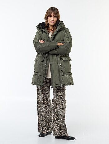 Doudoune de maternité avec détail portage