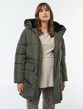 Doudoune de maternité avec détail portage