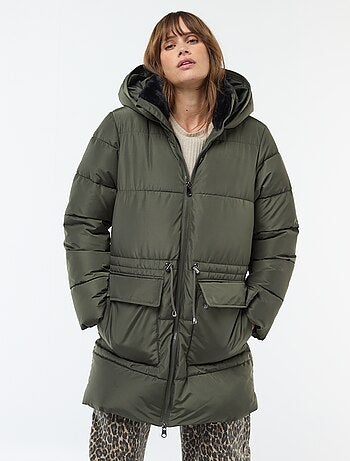 Doudoune de maternité avec détail portage