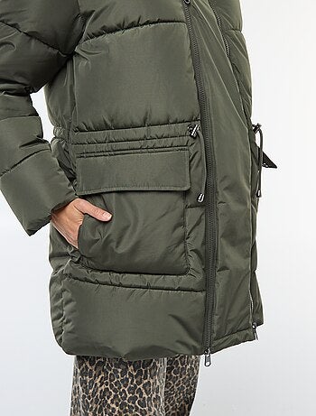 Doudoune de maternité avec détail portage