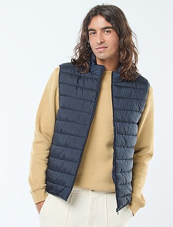 Doudoune déperlante sans manches unie