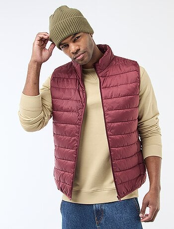 Doudoune déperlante sans manches unie