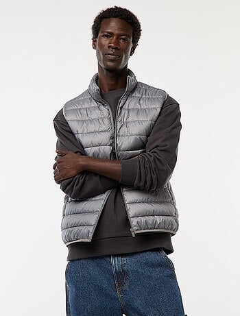 Doudoune déperlante sans manches unie