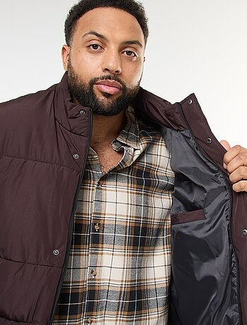 Doudoune déperlante sans manches unie