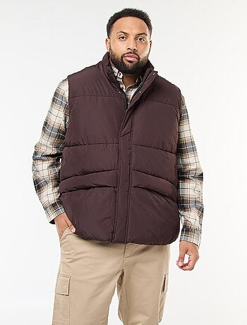 Doudoune déperlante sans manches unie