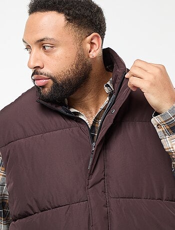 Doudoune déperlante sans manches unie