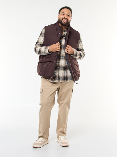 Doudoune déperlante sans manches unie - Kiabi