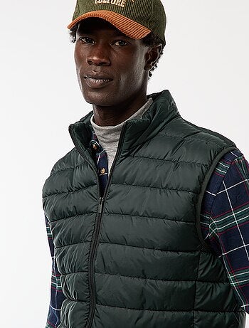 Doudoune déperlante sans manches unie