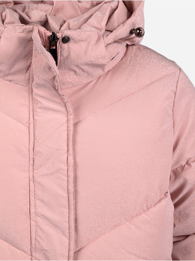 Doudoune effet pixelisé - boom kids Rose - Kiabi