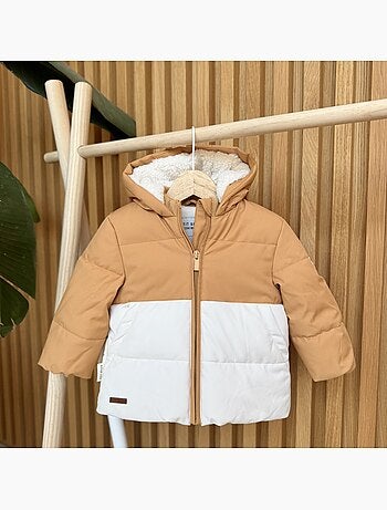 Doudoune enfant imperméable doublée polaire avec capuche Charly
