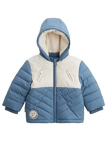 Doudoune enfant imperméable doublée polaire avec capuche Tao