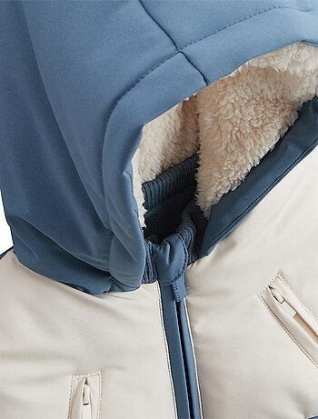 Doudoune enfant imperméable doublée polaire avec capuche Tao
