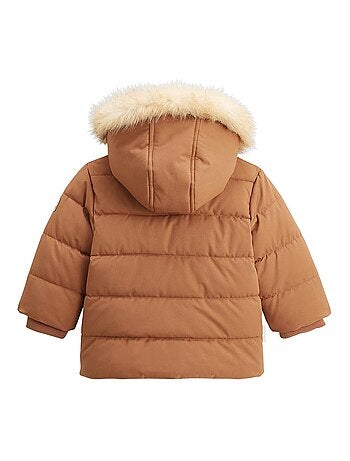 Doudoune enfant imperméable doublée sherpa avec capuche Chincha
