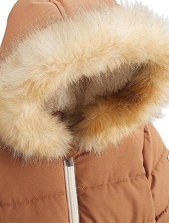 Doudoune enfant imperméable doublée sherpa avec capuche Chincha