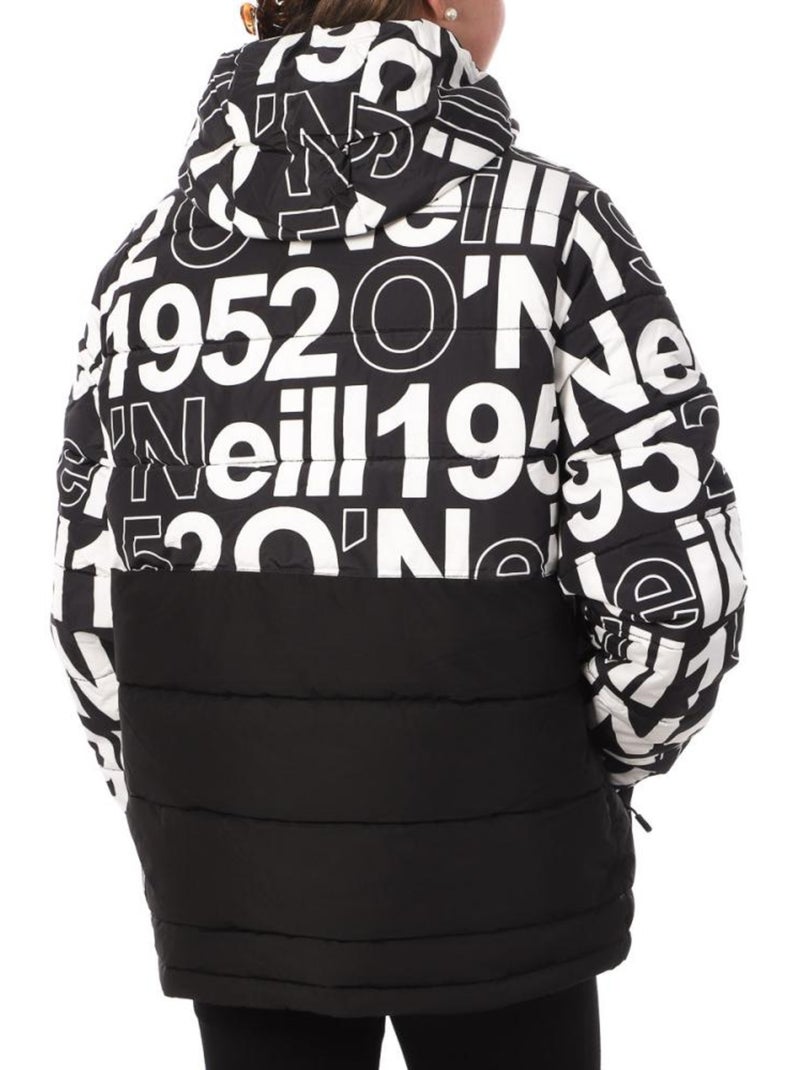 Doudoune Femme O'Neill Noir Blanc - Kiabi