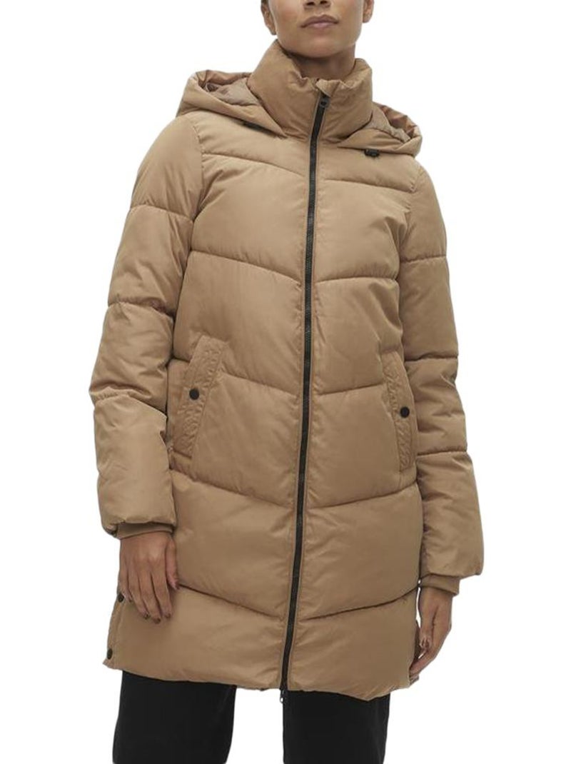 Doudoune Femme Vero Moda Marron cappuccino - Kiabi