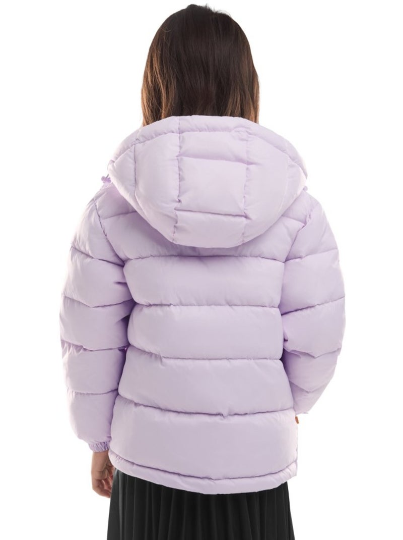 Doudoune fille lifestyle enfants mousse-g Violet - Kiabi
