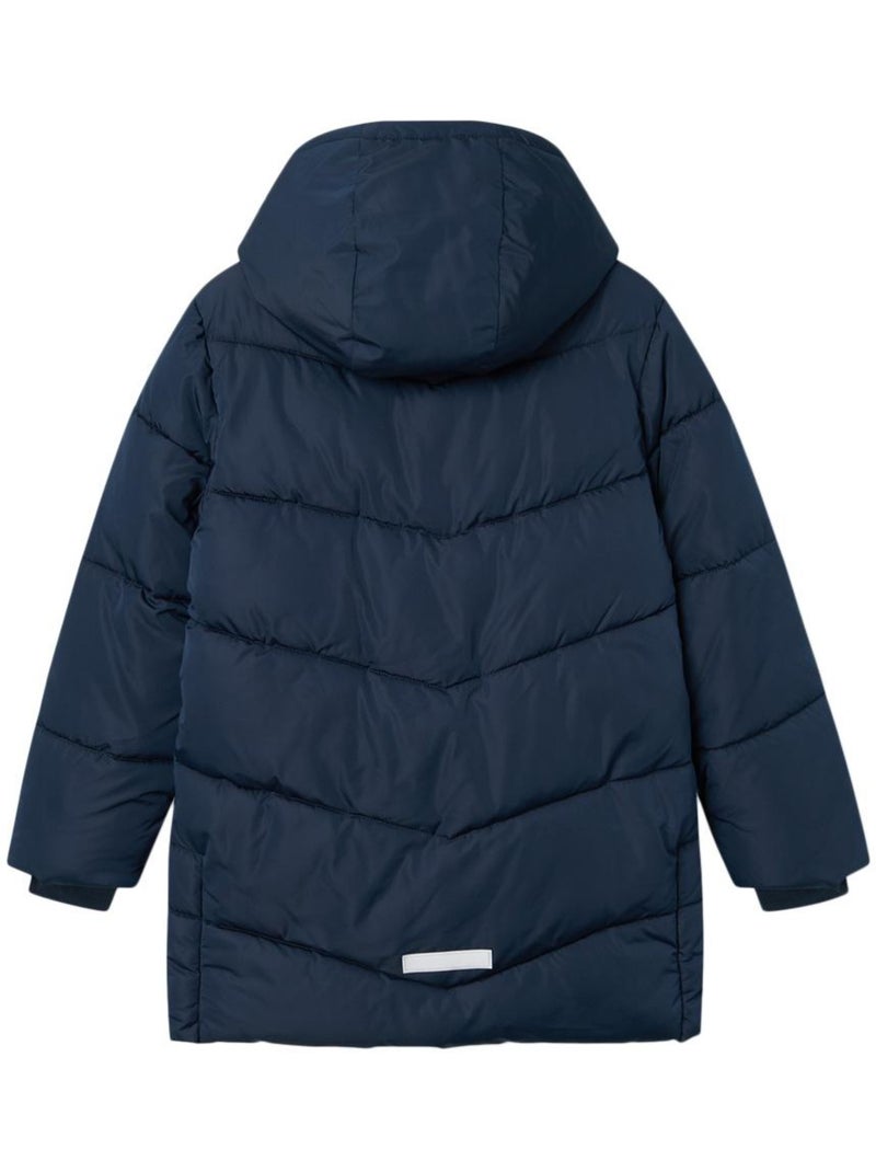 Doudoune Fille Name it Long Bleu marine - Kiabi