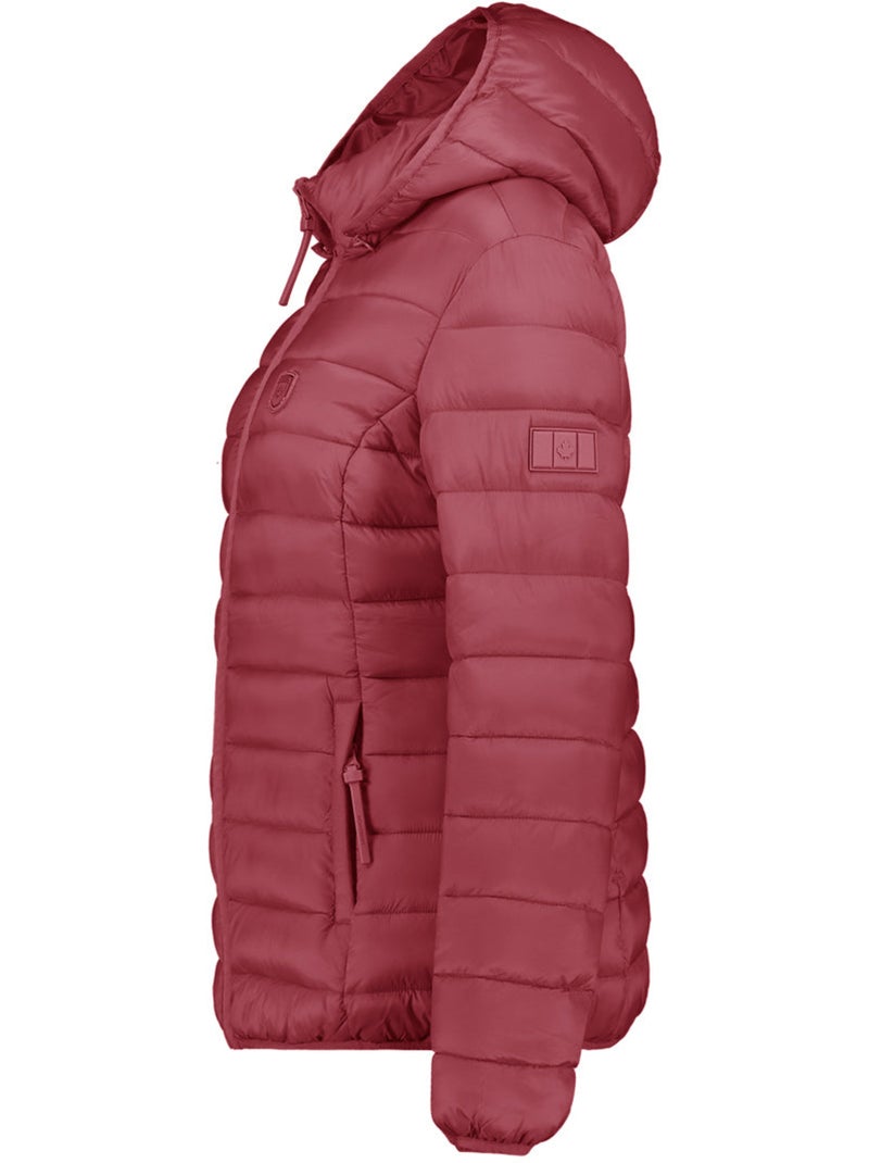 Doudoune fine à capuche akitaleak – canadian peak Bordeaux - Kiabi