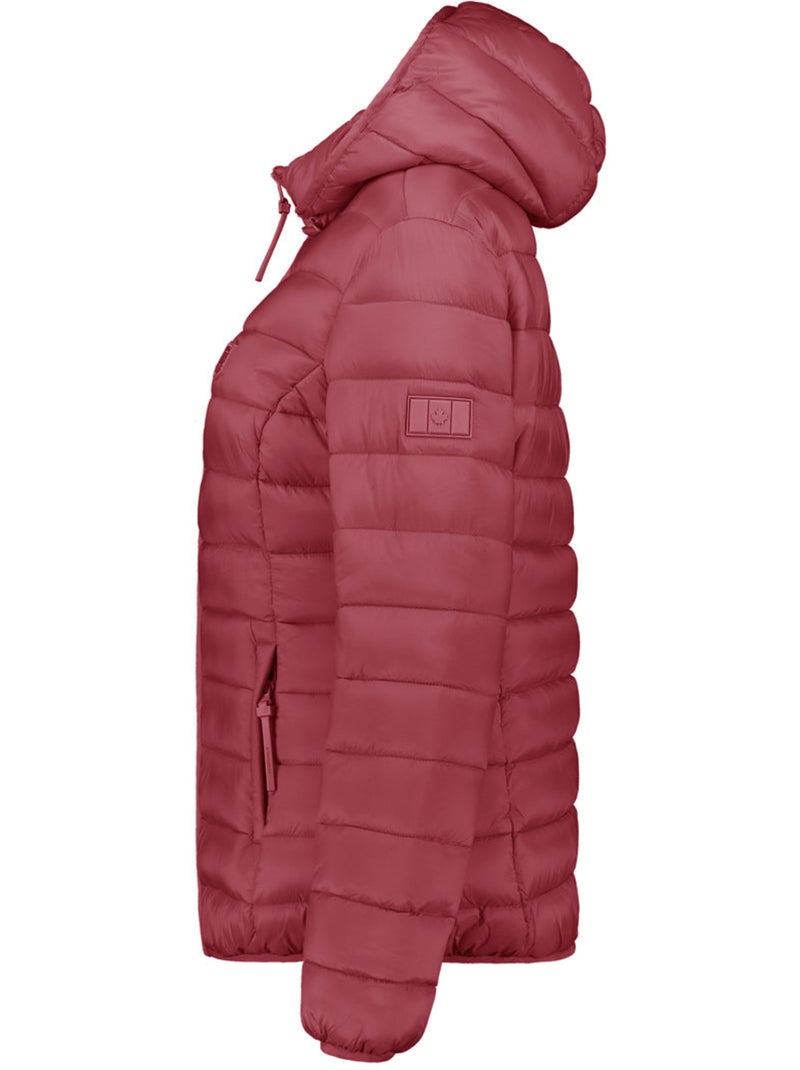 Doudoune fine à capuche akitaleak – canadian peak Bordeaux - Kiabi