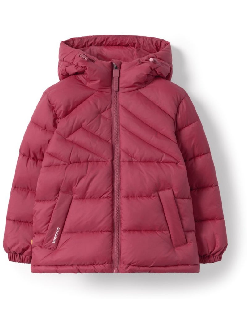 Doudoune garçon lifestyle enfants berry Rouge brique - Kiabi