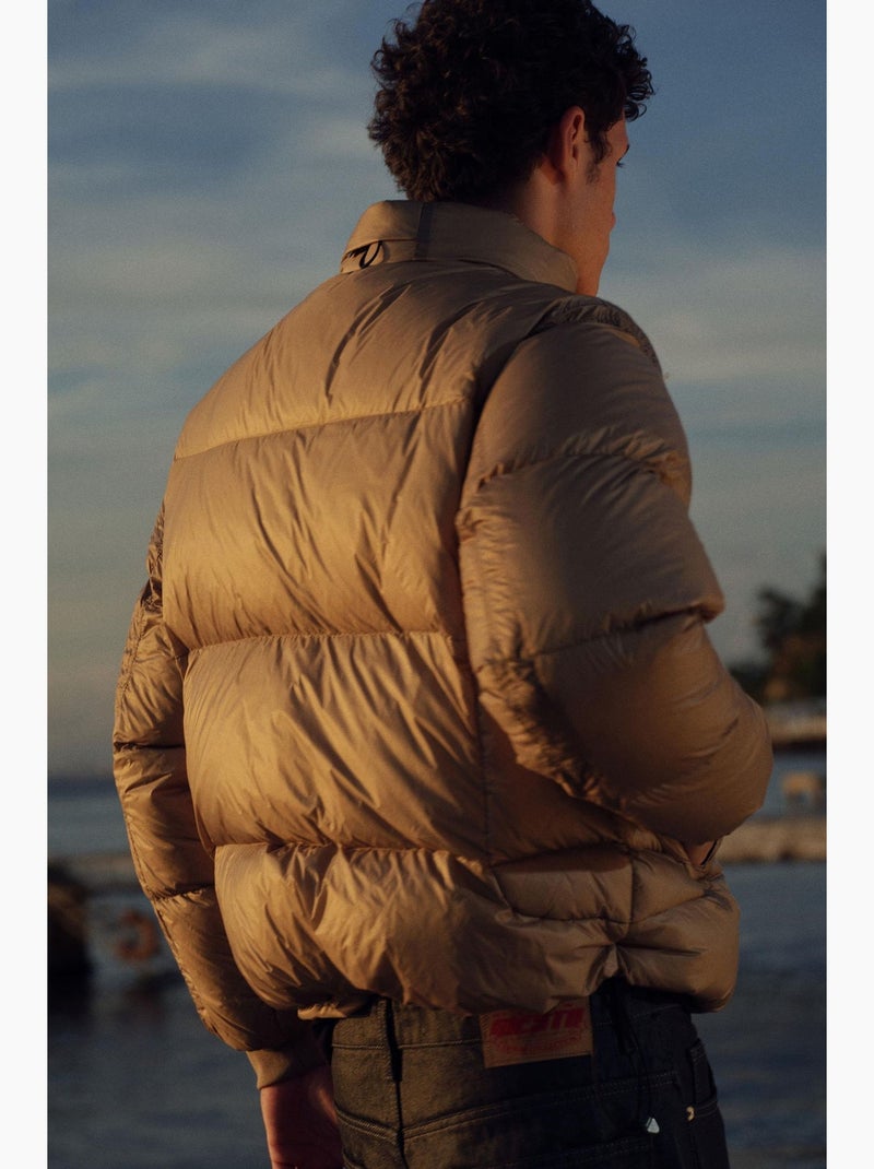 Doudoune homme giesto Camel - Kiabi