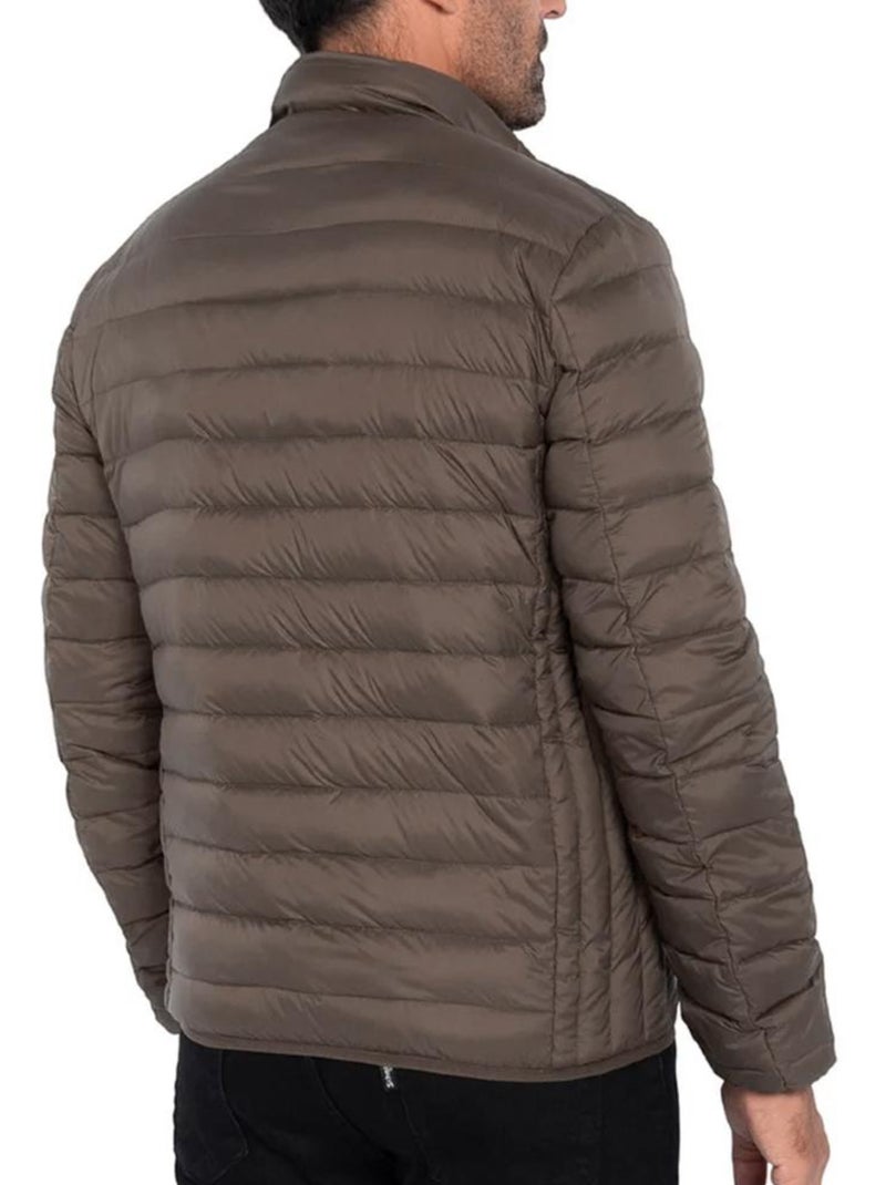 Doudoune Homme Schott Marron cappuccino - Kiabi