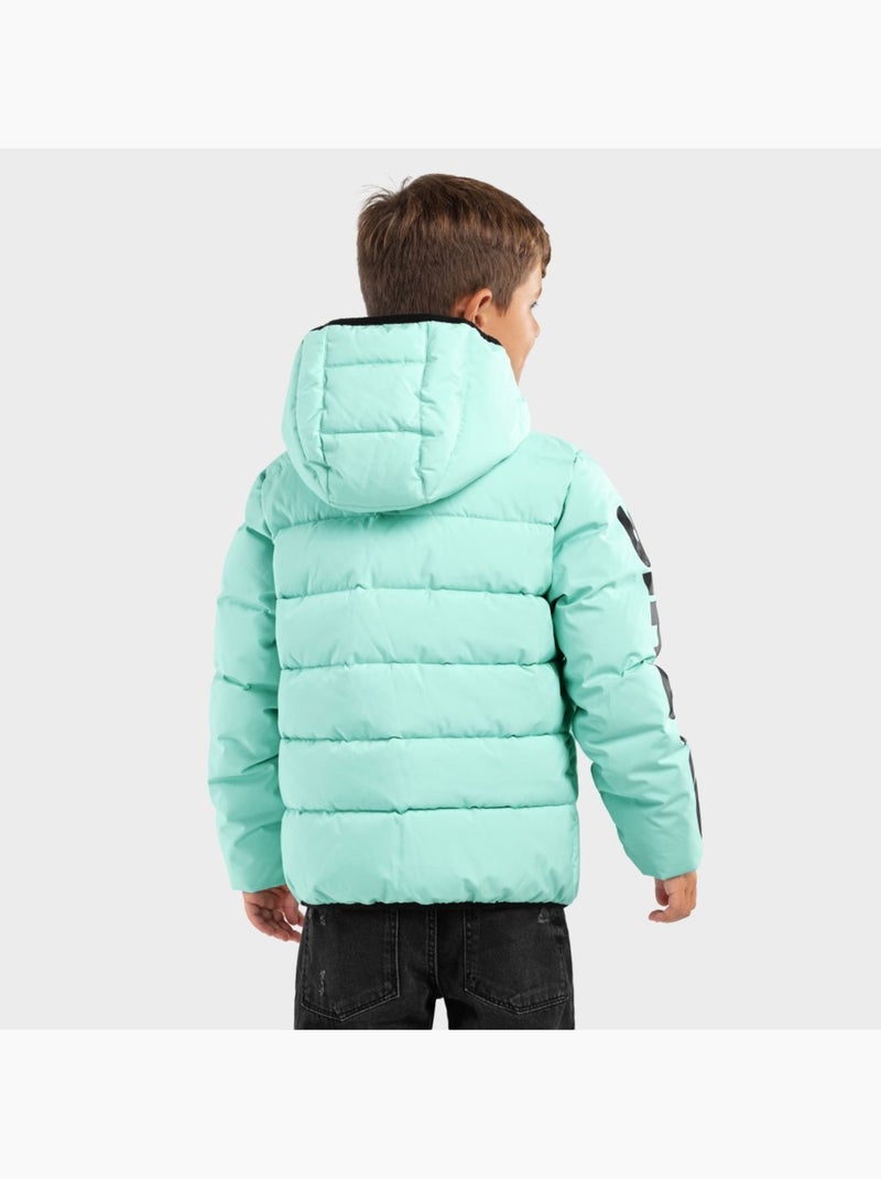 Doudoune imperméable garçon lifestyle enfants pov Vert - Kiabi