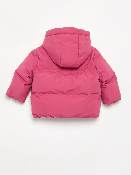 Doudoune imprimée matelassée à capuche - Kiabi