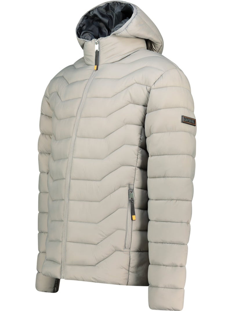 Doudoune légère à capuche copainoral hood – kaporal Gris clair - Kiabi