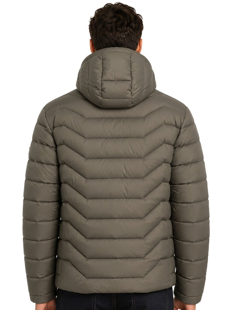 Doudoune légère à capuche copainoral hood – kaporal Kaki - Kiabi