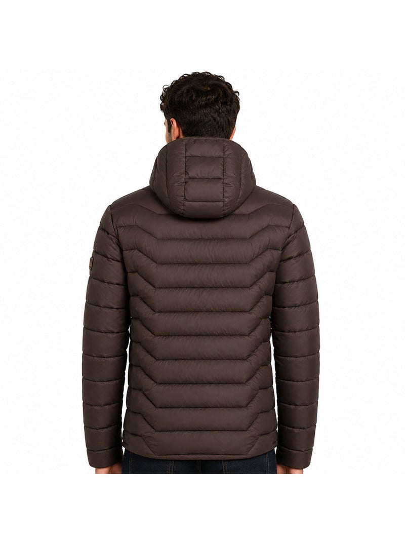 Doudoune légère à capuche copainoral hood – kaporal Marron foncé - Kiabi