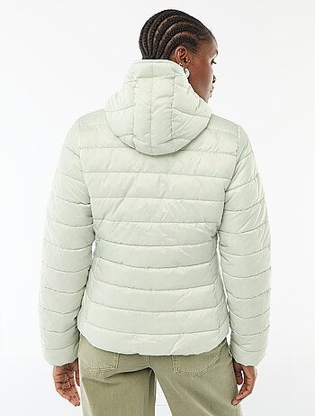 Doudoune légère à capuche unie
