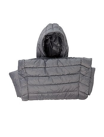 Doudoune légère à capuche unie