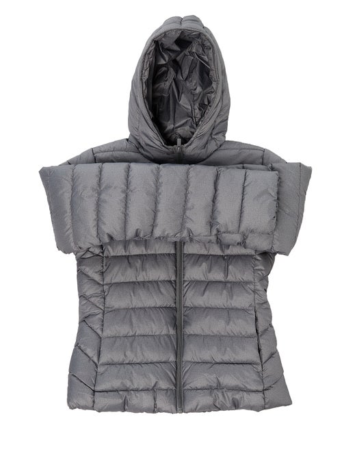 Doudoune légère à capuche unie - Kiabi