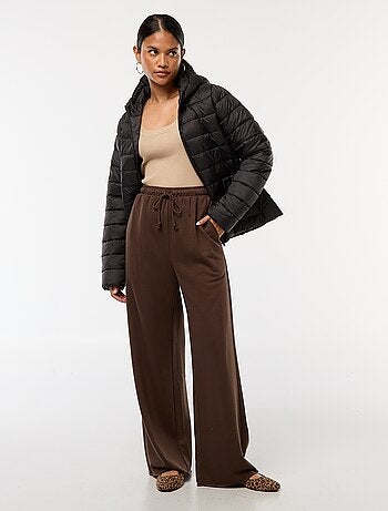 Doudoune légère à capuche unie