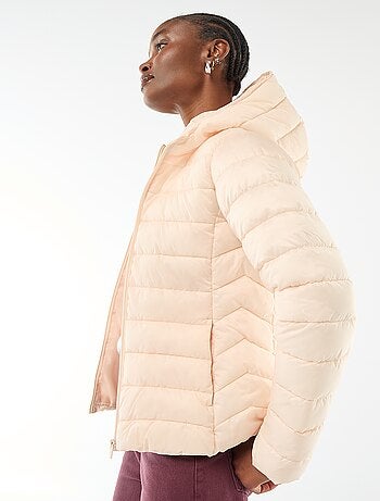 Doudoune légère à capuche unie